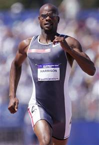 Calvin  Harrison has been knocked off the U.S. team for the Athens Olympics after repeatedly failing drug tests