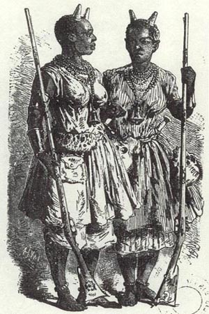 History is rife with women warriors (Dahomean Officers pictured)