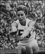 Long jump champion Mary Rand (Toomey) in 1964
