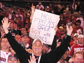 The Boston Red Sox Fans never gave up